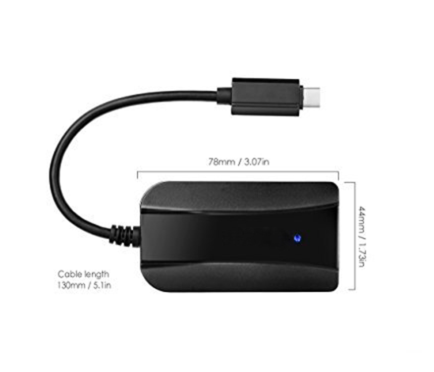 UC731 Type-C Card Reader & 3 Ports USB 3.0 Hub